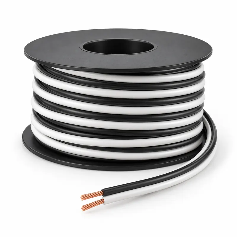 A coil of electrical wire